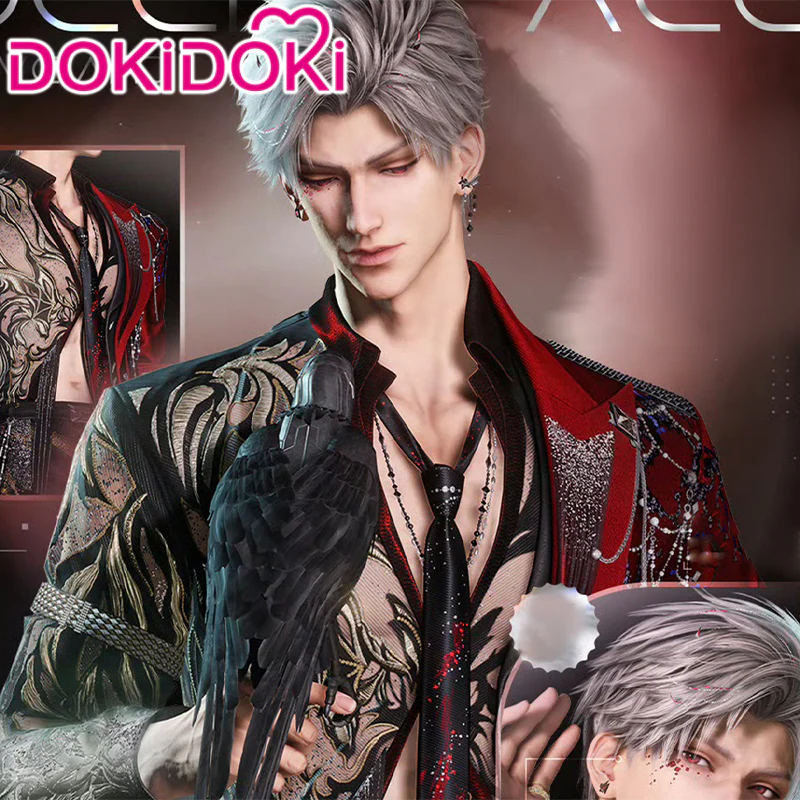 【Poll】$5 Deposit = 10% off Coupon DokiDoki Game Love And Deepspace Cosplay Sylus Improvised Flow Costume Protagonist MC Heart Beats Ablaze - Image 5