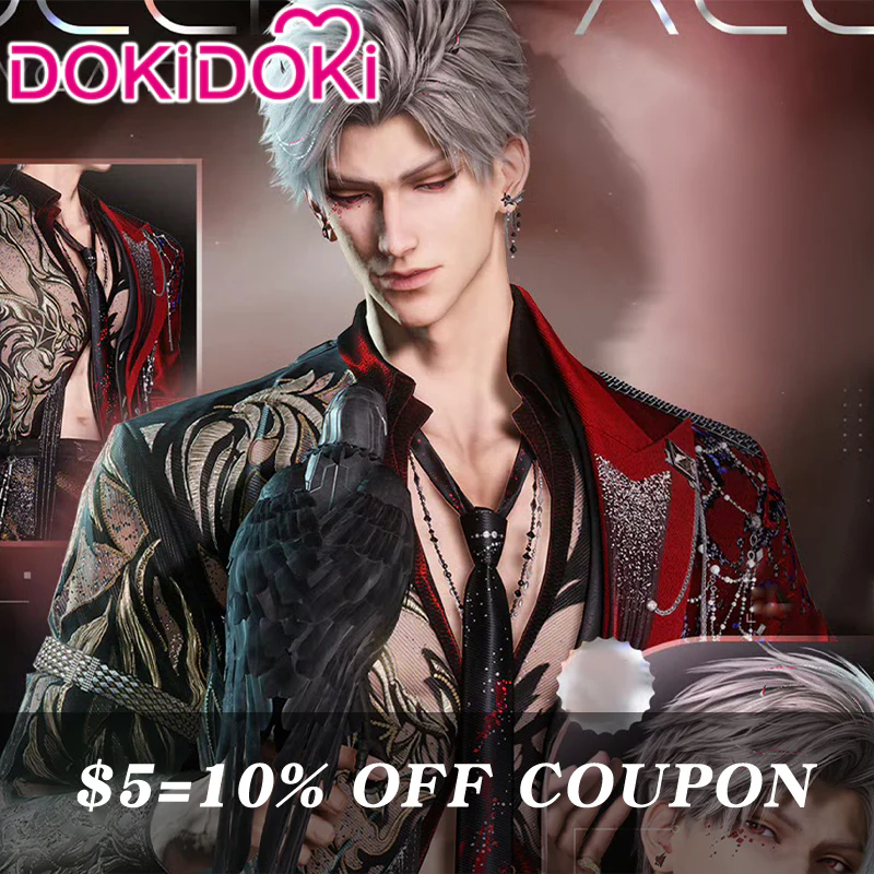 【Poll】$5 Deposit = 10% off Coupon DokiDoki Game Love And Deepspace Cosplay Sylus Improvised Flow Costume Protagonist MC Heart Beats Ablaze - Image 6