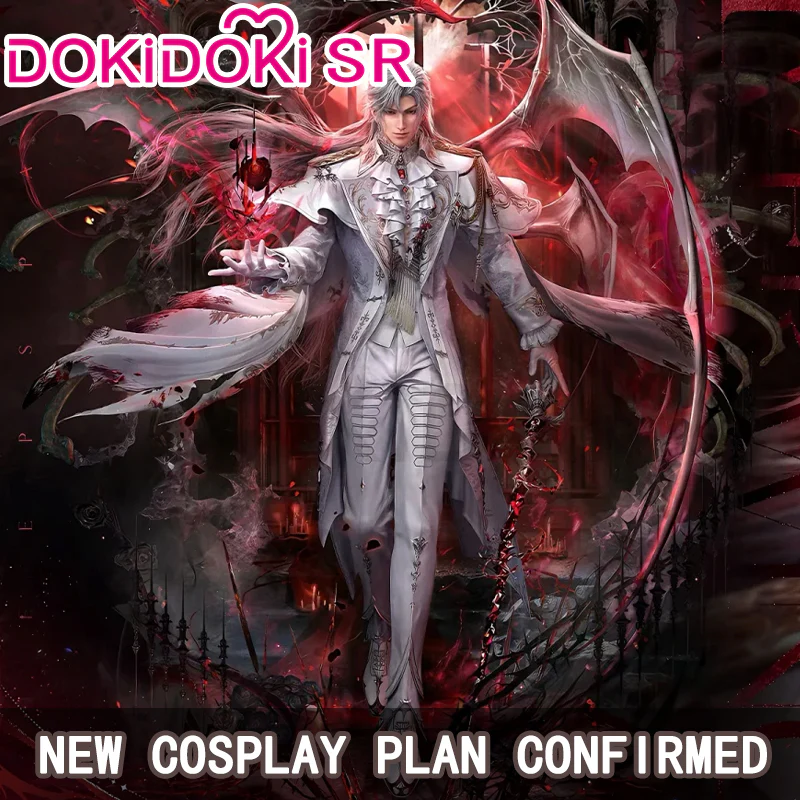 【Confirmed】$5 Deposit = 10% off Coupon DokiDoki Game Love And Deepspace Cosplay Sylus Crimson Departure /  Crimson Rapture Protagonist MC Silverwing Fiend Costume Crimson Feast - Image 5