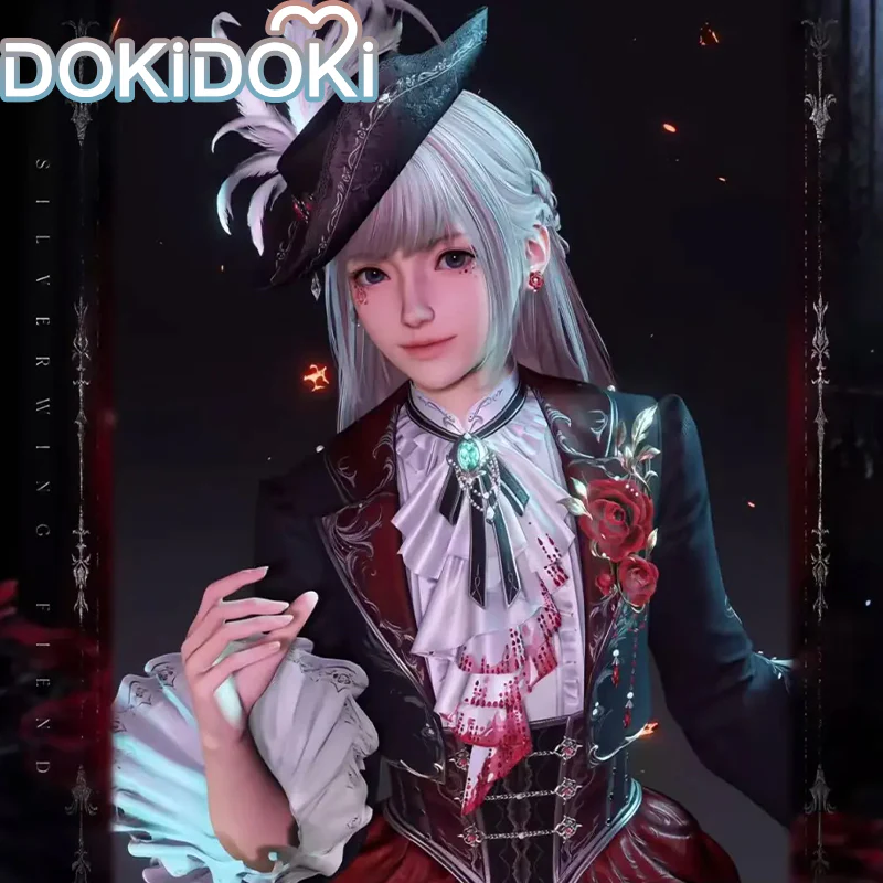 【Confirmed】$5 Deposit = 10% off Coupon DokiDoki Game Love And Deepspace Cosplay Sylus Crimson Departure /  Crimson Rapture Protagonist MC Silverwing Fiend Costume Crimson Feast - Image 9