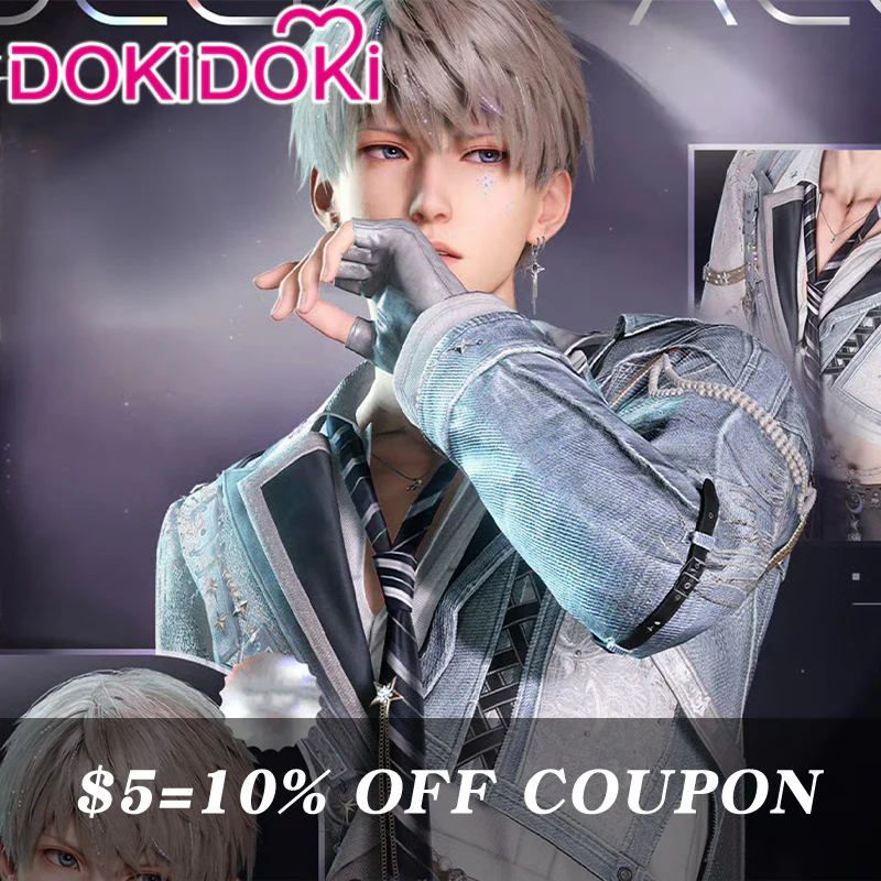 【Poll】$5 Deposit = 10% off Coupon DokiDoki Game Love And Deepspace Cosplay Xavier Offbeat Track Costume Protagonist MC Heart Beats Ablaze - Image 5