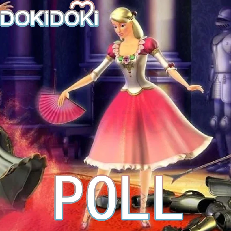 【Poll】$5 Deposit =10% OFF Coupon DokiDoki Movie Cosplay Peach Dancing Princess Dress