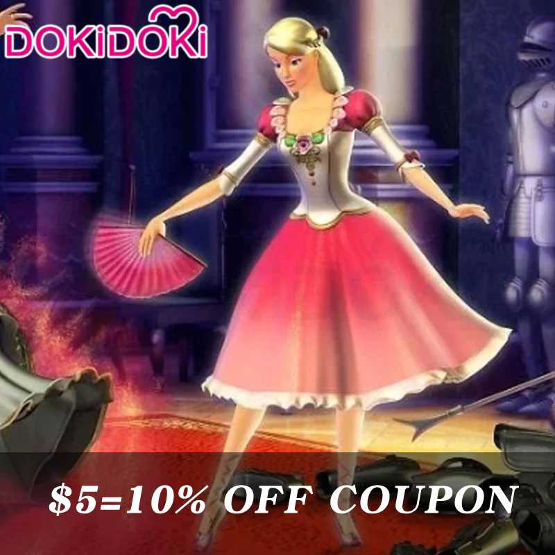 【Poll】$5 Deposit =10% OFF Coupon DokiDoki Movie Cosplay Peach Dancing Princess Dress - Image 2
