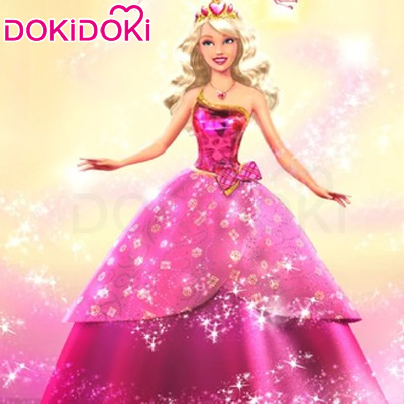 【Poll】$5 Deposit =10% OFF Coupon DokiDoki Movie Cosplay Strapless Magenta Princess Dress - Image 3