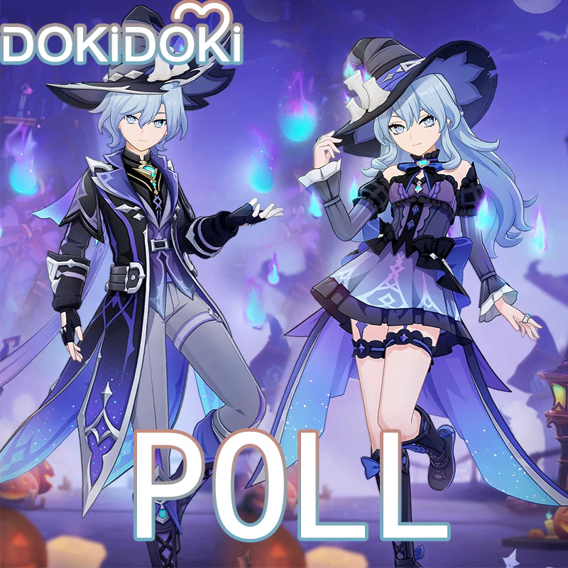 【POLL】$5 Deposit =10% OFF Coupon DokiDoki Game Genshin Impact Cosplay Miliastra Wonderland Luna II Legendary Set Skin Costume