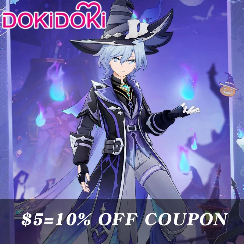 【POLL】$5 Deposit =10% OFF Coupon DokiDoki Game Genshin Impact Cosplay Miliastra Wonderland Luna II Legendary Set Skin Costume - Image 5