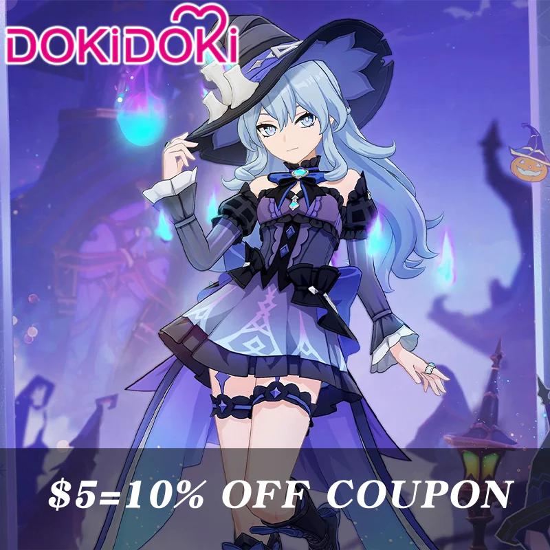 【POLL】$5 Deposit =10% OFF Coupon DokiDoki Game Genshin Impact Cosplay Miliastra Wonderland Luna II Legendary Set Skin Costume - Image 8