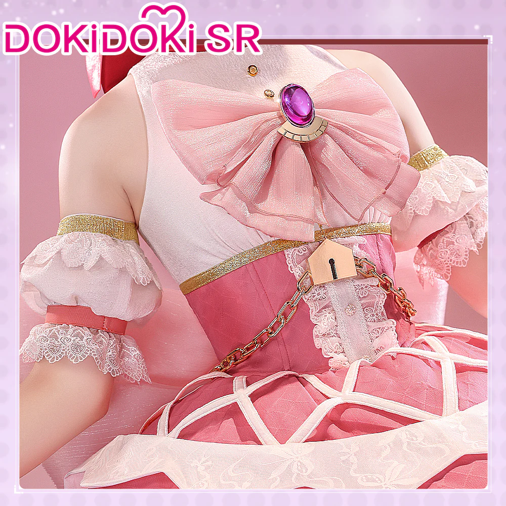 【Ready For Ship】DokiDoki-SR Anime Cosplay Pink Costume New Battle Suit Movie Version - Image 3