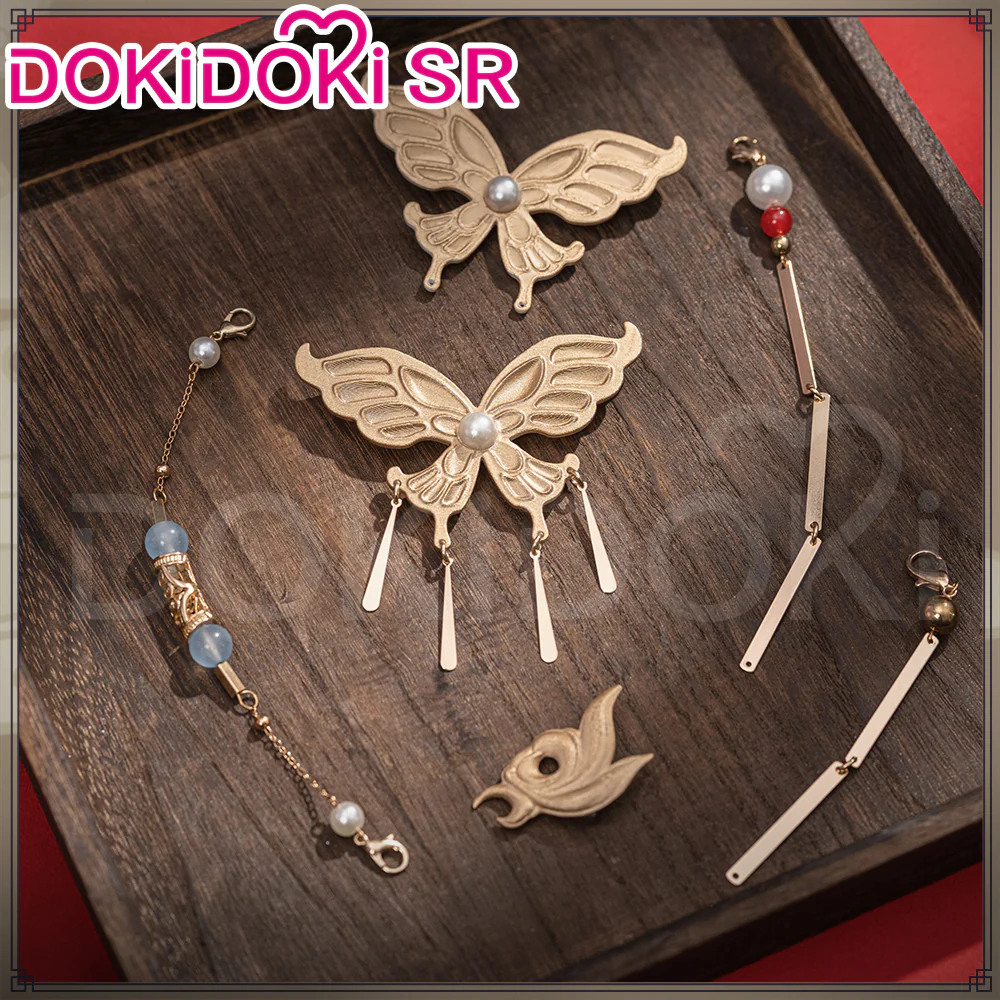【Partially Ready For Ship】DokiDoki-SR Anime Heaven Official's Blessing Cosplay Xie Lian Tian Guan Ci Fu Red Dress Costume XieLian TGCF - Image 4