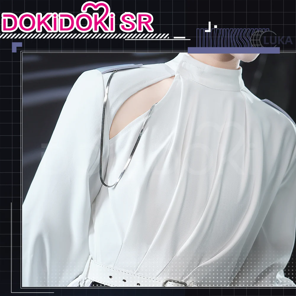 【Ready For Ship】【Size S-2XL】DokiDoki-SR Animee Cosplay Costume Round 5 White Male - Image 2