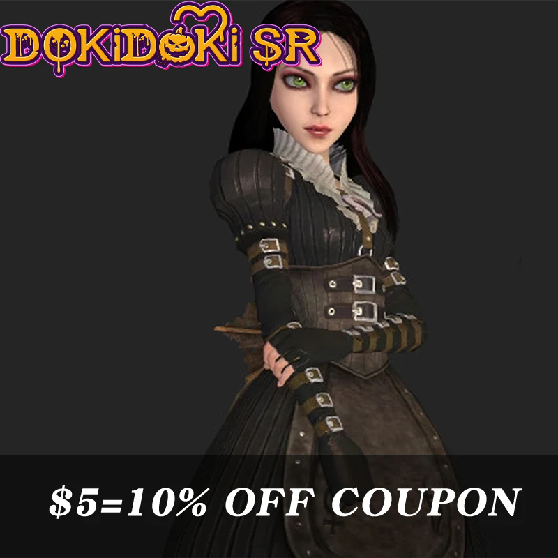 【POLL】$5 Deposit =10% OFF Coupon DokiDoki-SR Game Alice: Madness Returns Cosplay Alice Steam Dress Costume  Steamdress - Image 2
