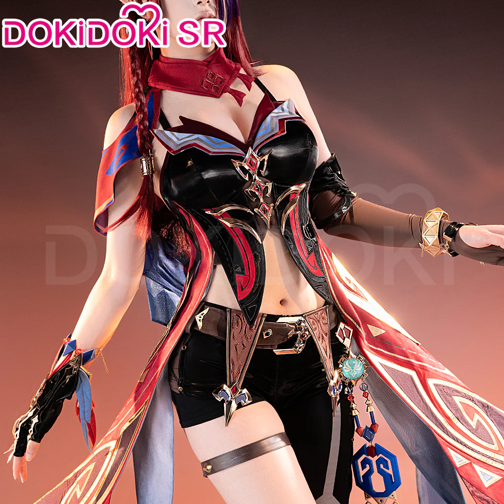 【Size S-3XL】DokiDoki-SR Game Genshin Impact Cosplay Chasca Costume Natlan - Image 3