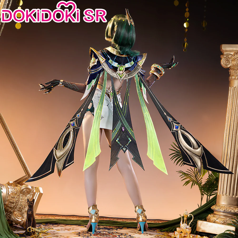 【Size S-3XL】DokiDoki-SR Game Genshin Impact Cosplay Nefer Costume Song of the Welkin Moon Nod Krai - Image 4