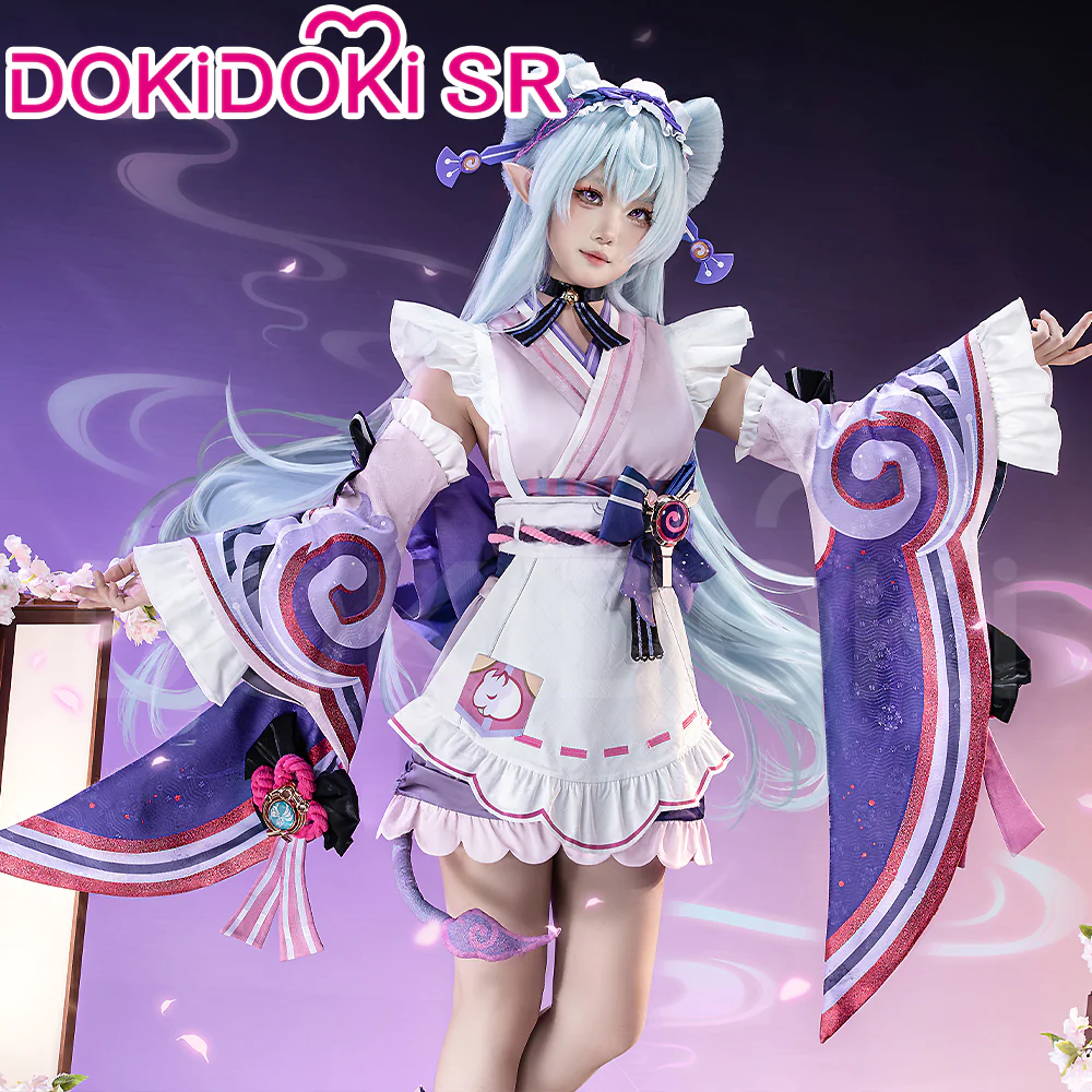 【Size S-3XL】DokiDoki-SR Game Genshin Impact Cosplay Yumemizuki Mizuki Costume Inazuma - Image 3