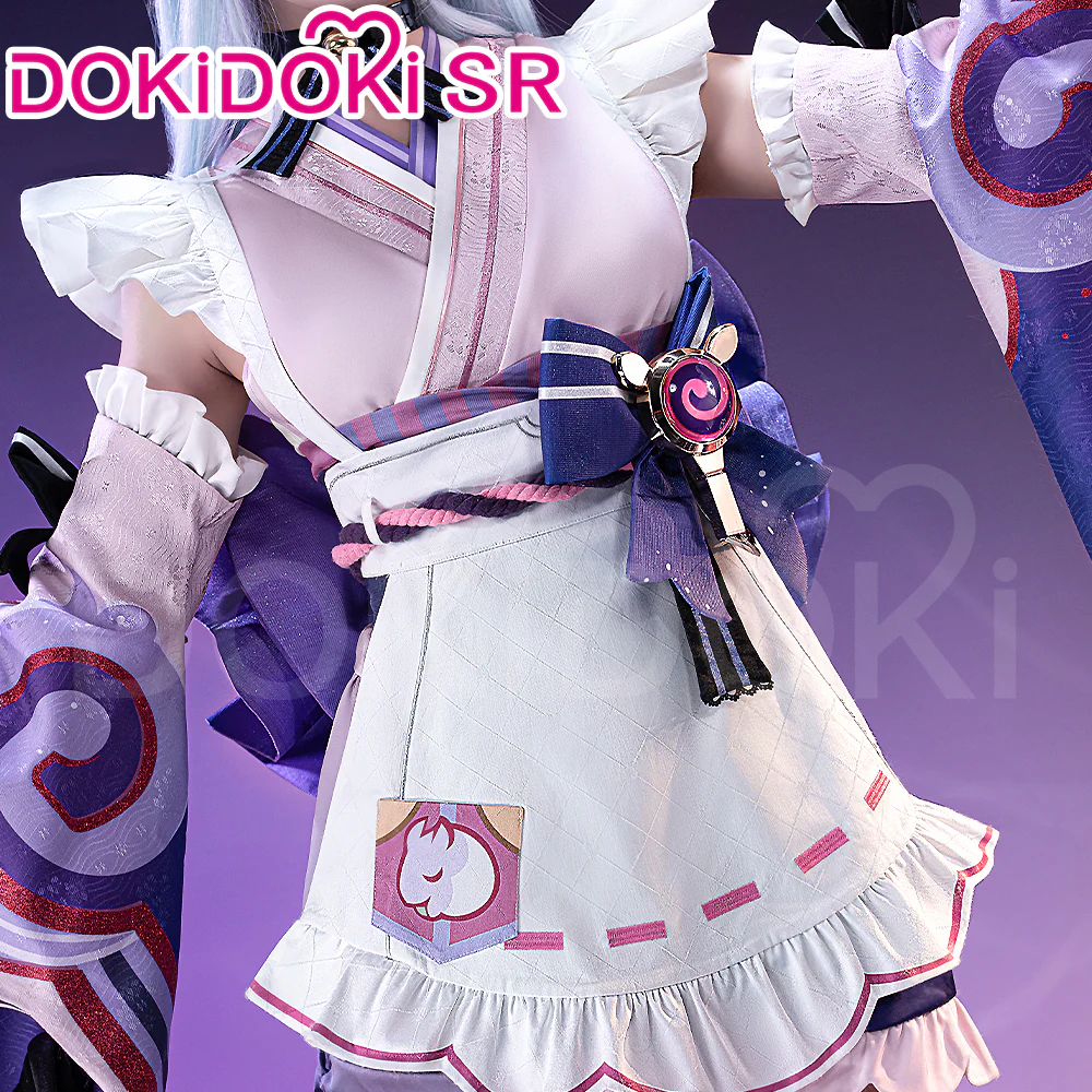 【Size S-3XL】DokiDoki-SR Game Genshin Impact Cosplay Yumemizuki Mizuki Costume Inazuma - Image 4