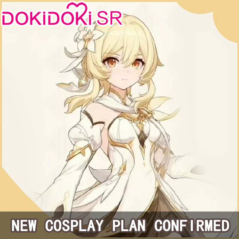 【Lumine Ver Confirmed】$5 Deposit =10% OFF Coupon DokiDoki-SR Game Genshin Impact Traveler Lumine / Traveler Sora Cosplay Costume As Heaven and Earth Are Made Anew Ying / Aether Kong - Image 8