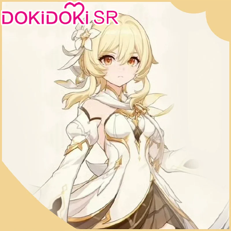 【Lumine Ver Confirmed】$5 Deposit =10% OFF Coupon DokiDoki-SR Game Genshin Impact Traveler Lumine / Traveler Sora Cosplay Costume As Heaven and Earth Are Made Anew Ying / Aether Kong - Image 9