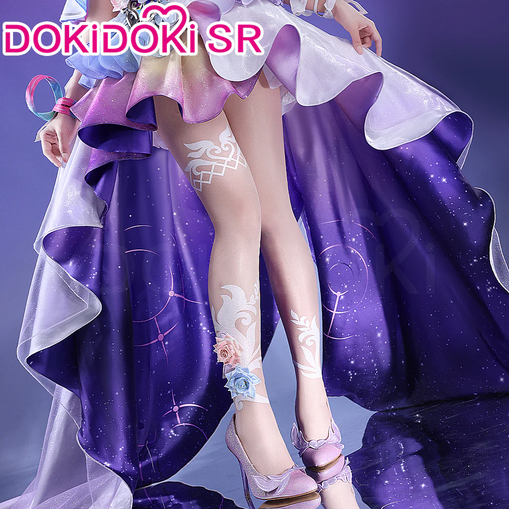 【Size S-2XL】DokiDoki-SR Game Honkai: Star Rail Cosplay Cyrene Diamond Sheen / Laser Sheen Costume Adult Cyrene - Image 3