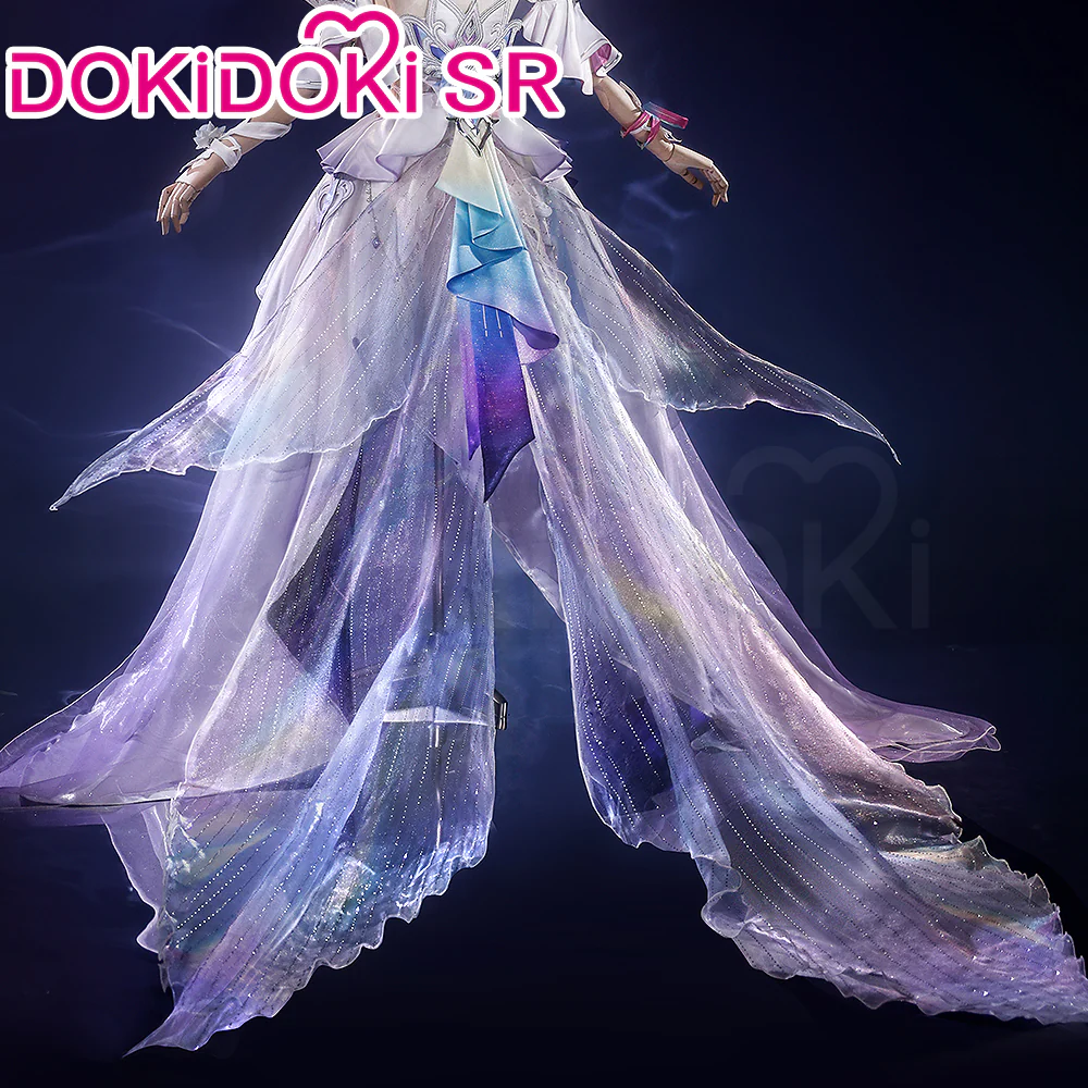 【Size S-2XL】DokiDoki-SR Game Honkai: Star Rail Cosplay Cyrene Diamond Sheen / Laser Sheen Costume Adult Cyrene - Image 4