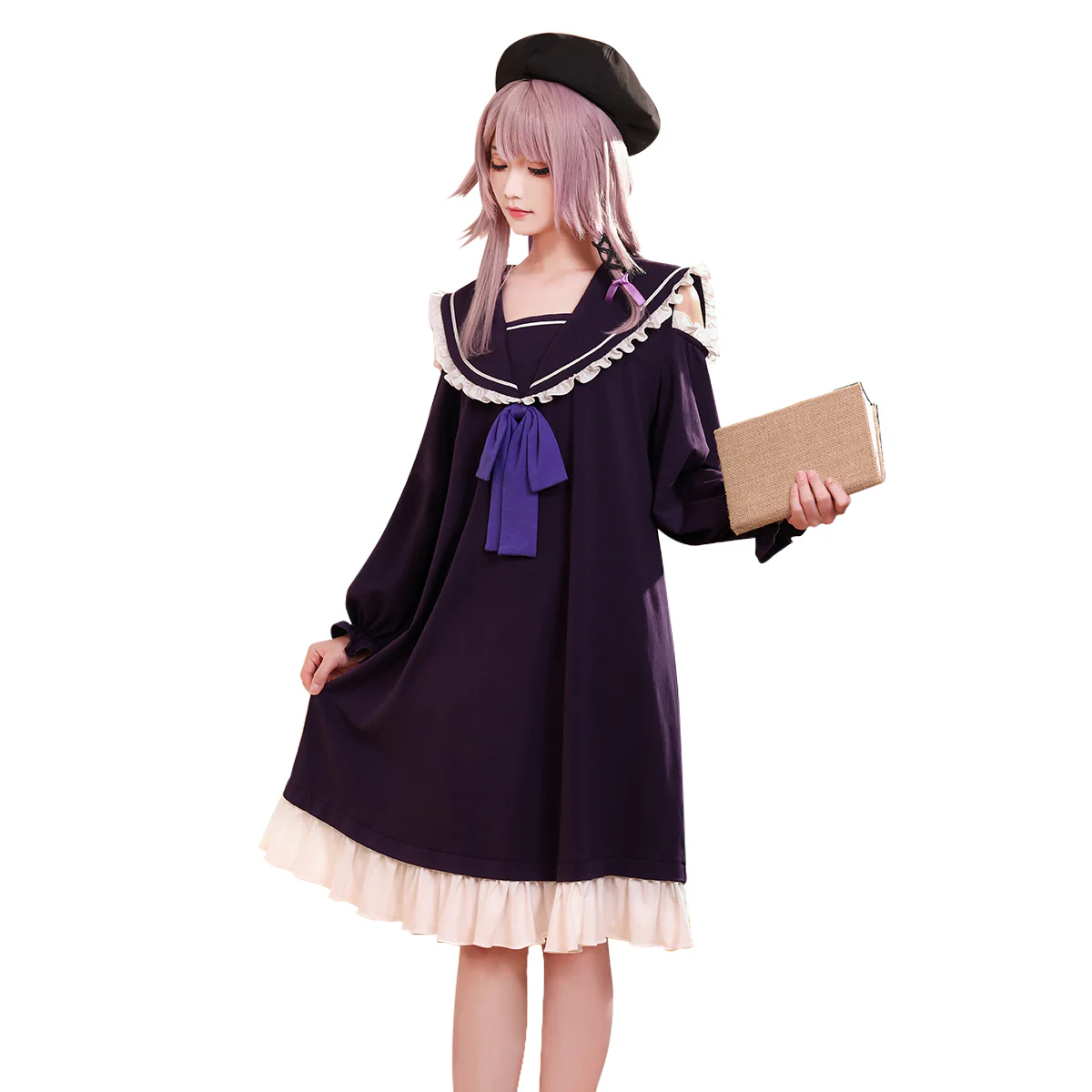 DokiDoki-SR Game Honkai: Star Rail Cosplay The Herta / Robin / Firefly Costume Sailor Collar Nightdress Pyjamas Sleepwear - Image 12