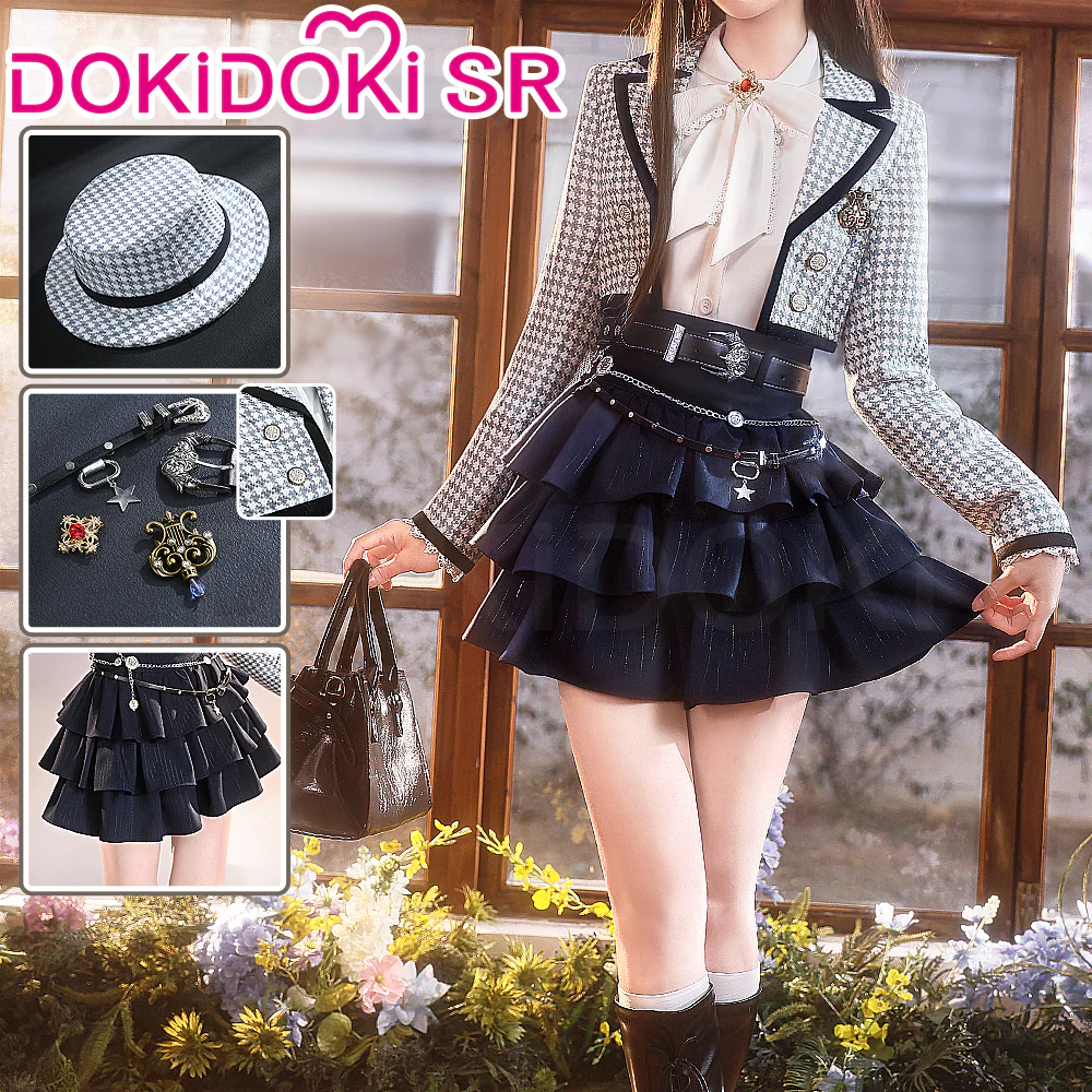 DokiDoki-SR Game Love and Deepspace Cosplay Protagonist MC Uniform Costume Heart Journey Casual Wear