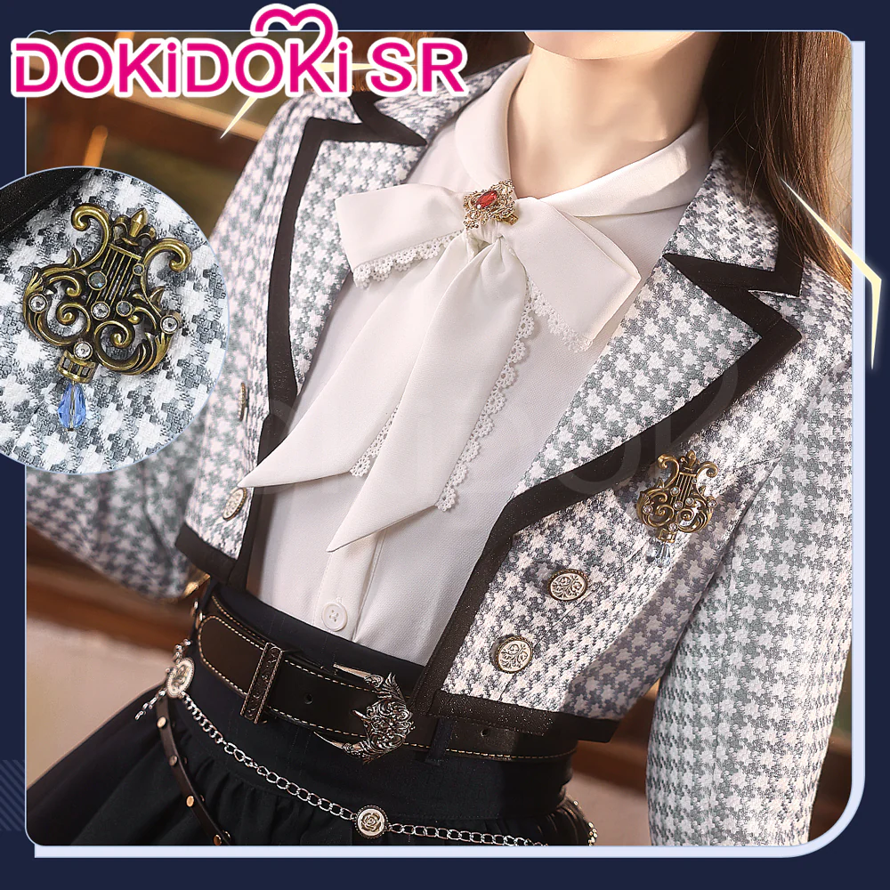 DokiDoki-SR Game Love and Deepspace Cosplay Protagonist MC Uniform Costume Heart Journey Casual Wear - Image 2