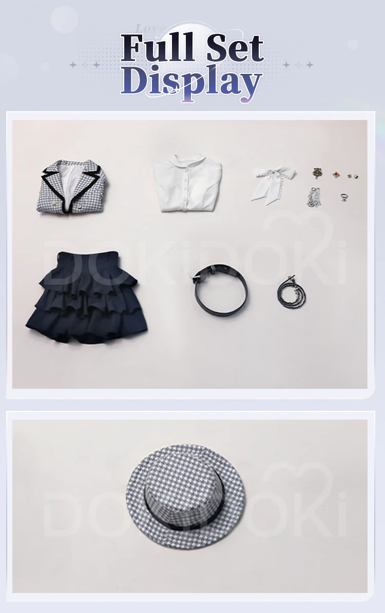 DokiDoki-SR Game Love and Deepspace Cosplay Protagonist MC Uniform Costume Heart Journey Casual Wear - Image 6