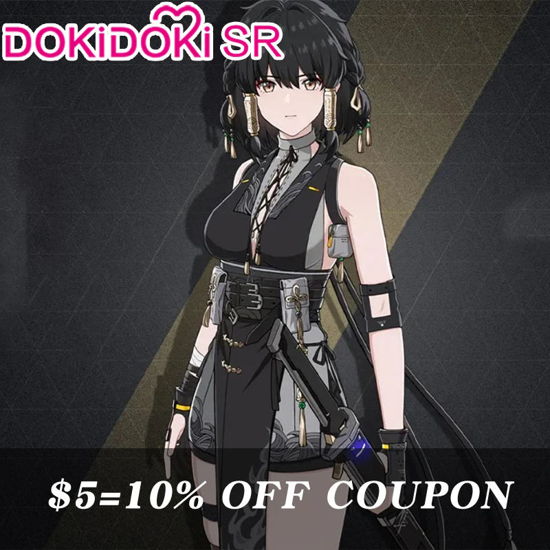 【Comfirmed】$5 Deposit =10% OFF Coupon DokiDoki-SR Game Wuthering Waves Cosplay Rover Female Costume