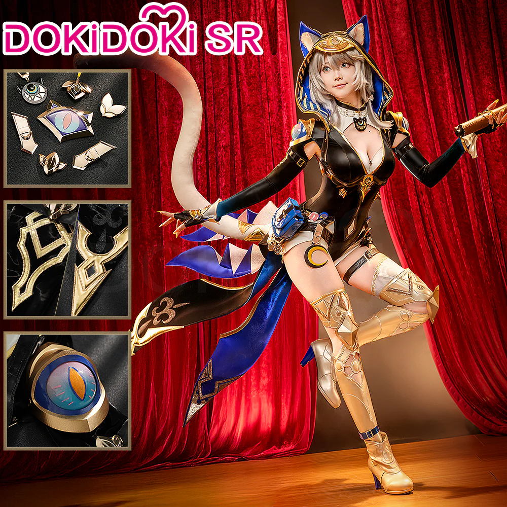 【Partially Ready For Ship】【Size S-2XL】DokiDoki-SR Game Honkai: Star Rail Cosplay Cipher Costume