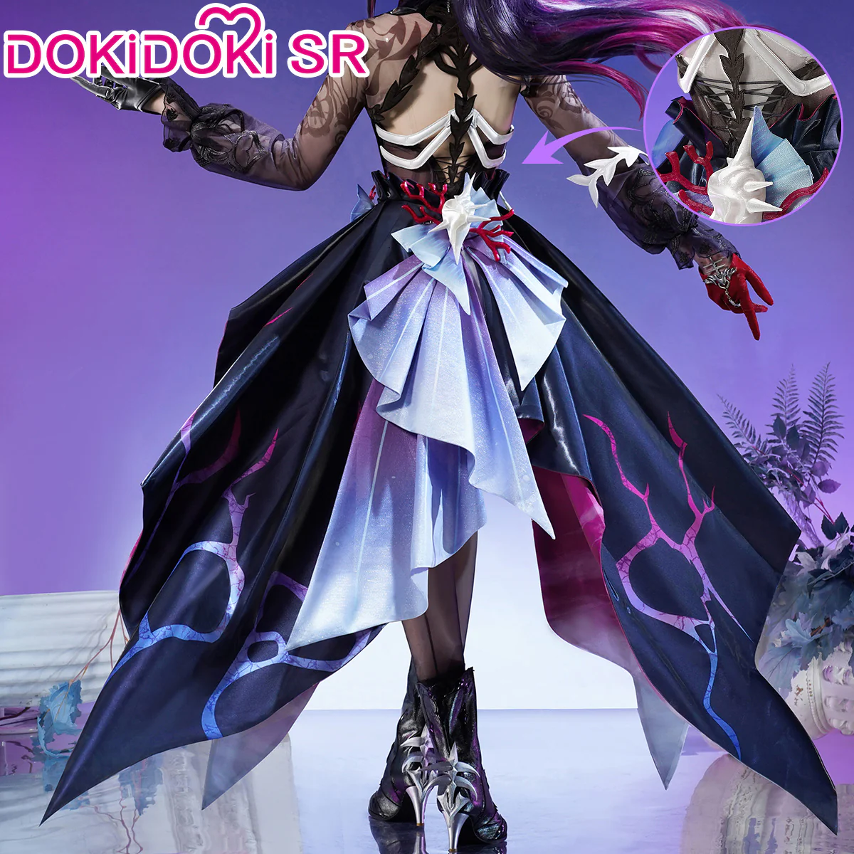 【Partially Ready For Ship】DokiDoki-SR Game Honkai: Star Rail Cosplay Hysilens Costume - Image 2