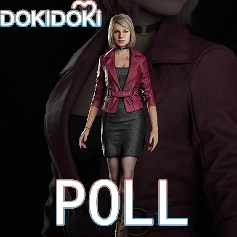 【Poll】$5 Deposit =10% off Coupon Movie Cosplay Black Dress Red Coat
