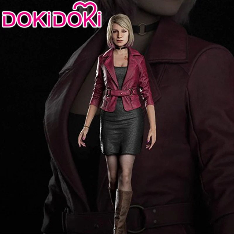 【Poll】$5 Deposit =10% off Coupon Movie Cosplay Black Dress Red Coat - Image 3