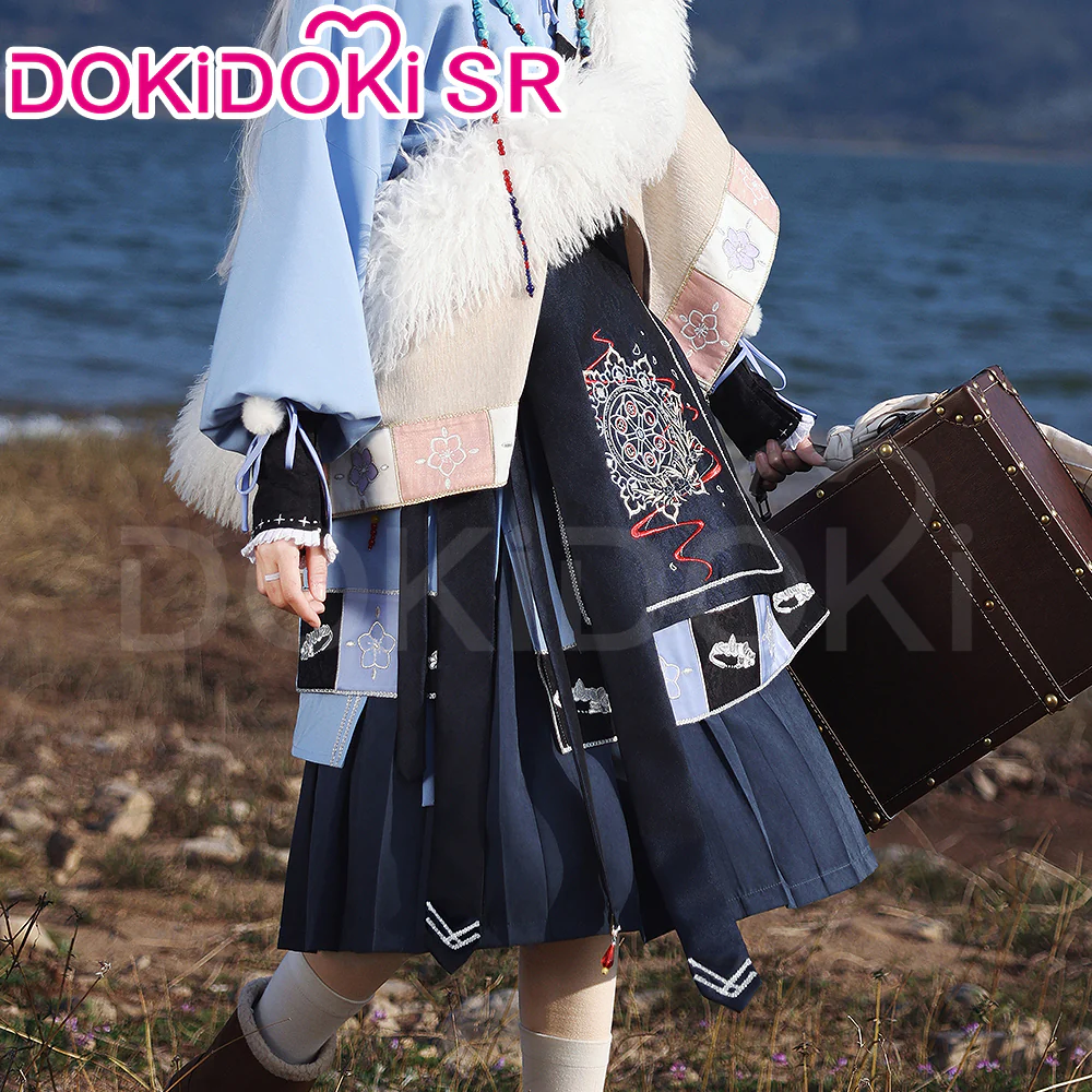 DokiDoki-SR Anime Cosplay Friierern Costume Snow in Tianshan Mountains Doujin Dress - Image 2