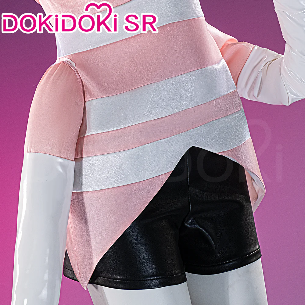 【Size S-3XL】DokiDoki-SR Anime Hell Hotel Cosplay Costume Pink White - Image 3