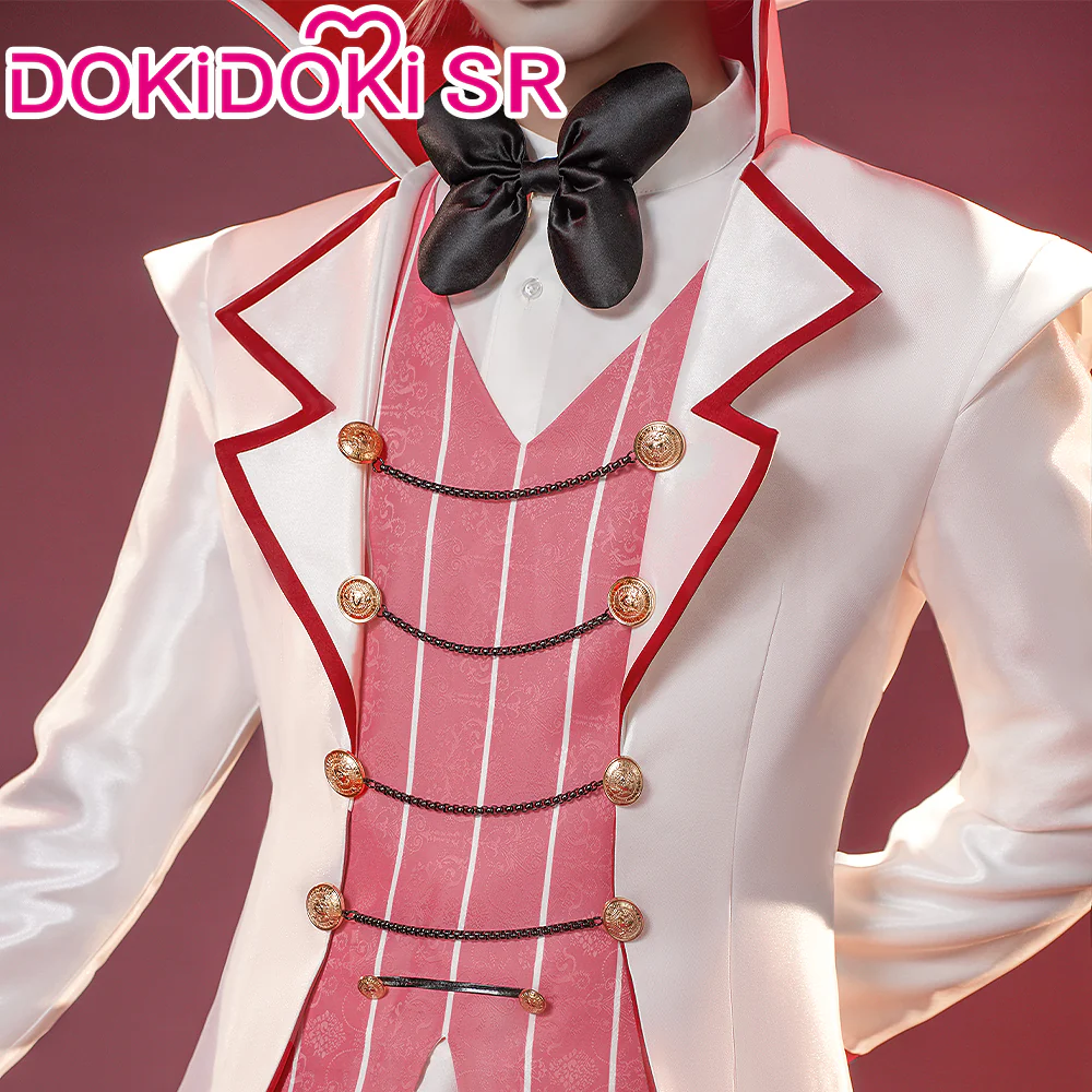 【 Hat Ready For Ship】【Size S-3XL】DokiDoki-SR Anime Hell Hotel Cosplay Costume / Hat White Suit White - Image 3
