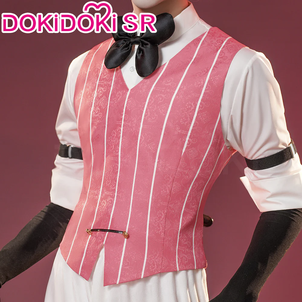 【 Hat Ready For Ship】【Size S-3XL】DokiDoki-SR Anime Hell Hotel Cosplay Costume / Hat White Suit White - Image 4