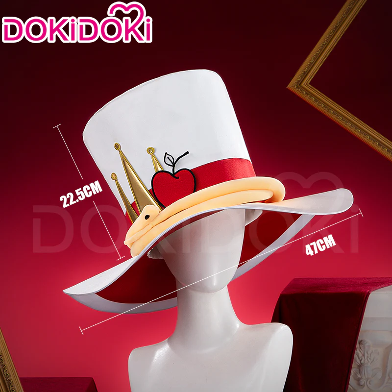 【 Hat Ready For Ship】【Size S-3XL】DokiDoki-SR Anime Hell Hotel Cosplay Costume / Hat White Suit White - Image 7