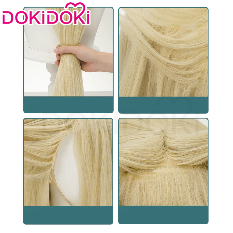 【Pre Crimped】DokiDoki Cosplay Wig Basic Wig Long Straight Hair - Image 8