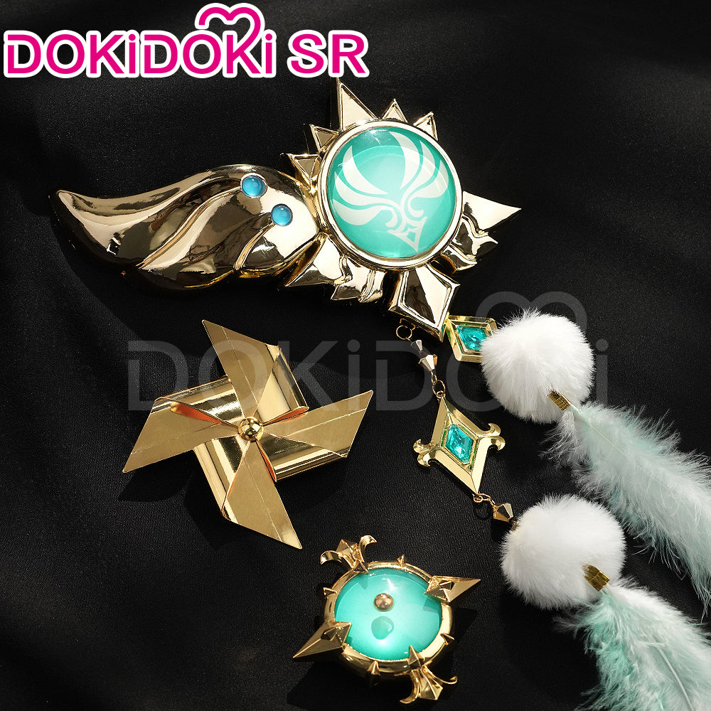【Size S-2XL】DokiDoki-SR Game Genshin Impact Cosplay Venti Costume - Image 4