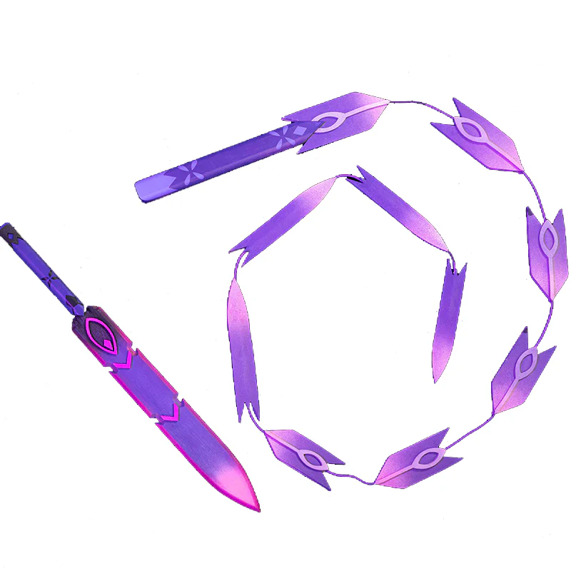 【Partial Ready For Ship】【In Stock】DokiDoki-R Game Genshin Impact Cosplay Kuki Shinobu Whip / Sword - Image 6