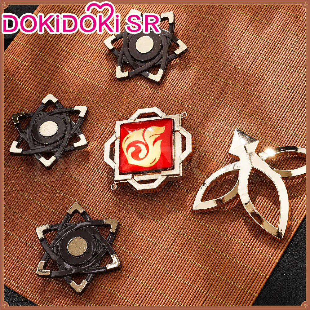 【Partially Ready For Ship】【Size S-2XL】DokiDoki-SR Game Genshin Impact Hutao Cosplay Costume Hu Tao Costume Halloween - Image 4