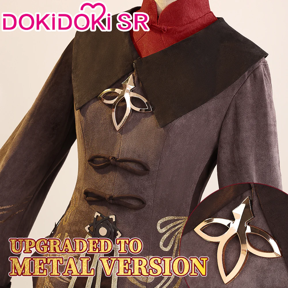 【Partially Ready For Ship】【Size S-2XL】DokiDoki-SR Game Genshin Impact Hutao Cosplay Costume Hu Tao Costume Halloween - Image 7