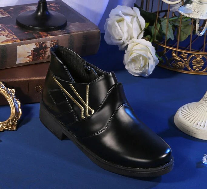 【Last Batch】DokiDoki-SSR Game Genshin Impact Dainsleif Cosplay Shoes - Image 7