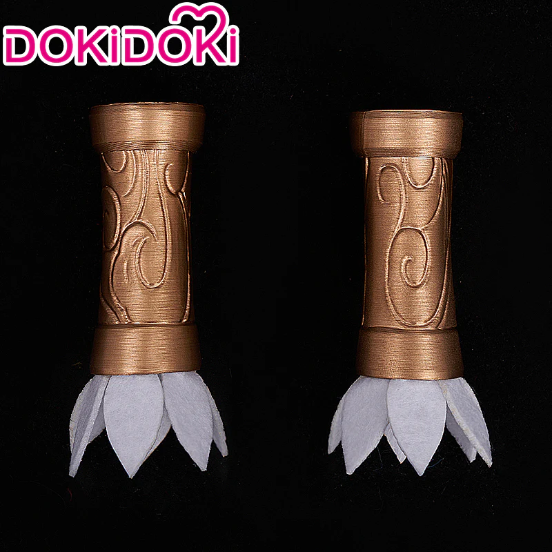 【Ready For Ship】DokiDoki Game Honkai: Star Rail Cosplay Bailu Wig/ Horn/Necklace/Hair Accessories  Long Straight Purple Hair - Image 10