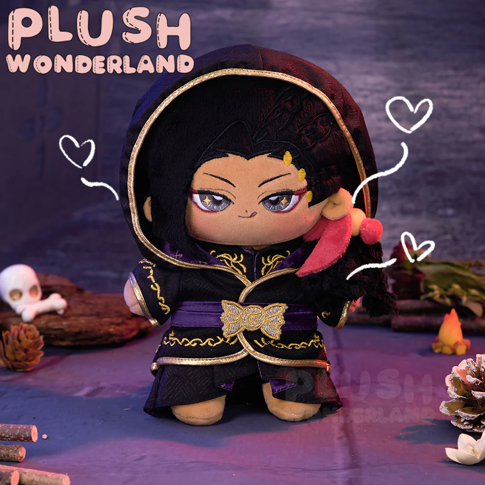 【Consignment Sales】PLUSH WONDERLAND Twsted-Wondeland Scarabiia Jamiil Viiper Cotton Doll Plush 20 CM FANMADE - Image 2