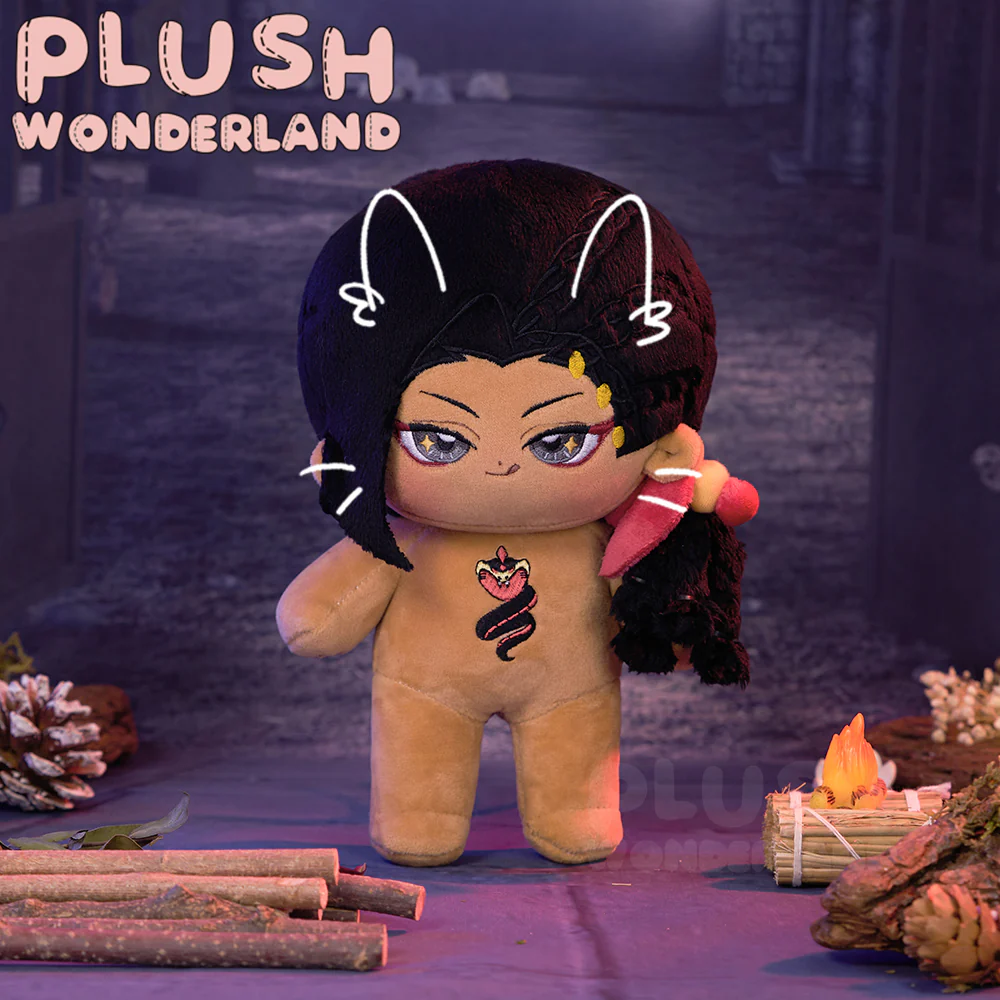 【Consignment Sales】PLUSH WONDERLAND Twsted-Wondeland Scarabiia Jamiil Viiper Cotton Doll Plush 20 CM FANMADE - Image 5