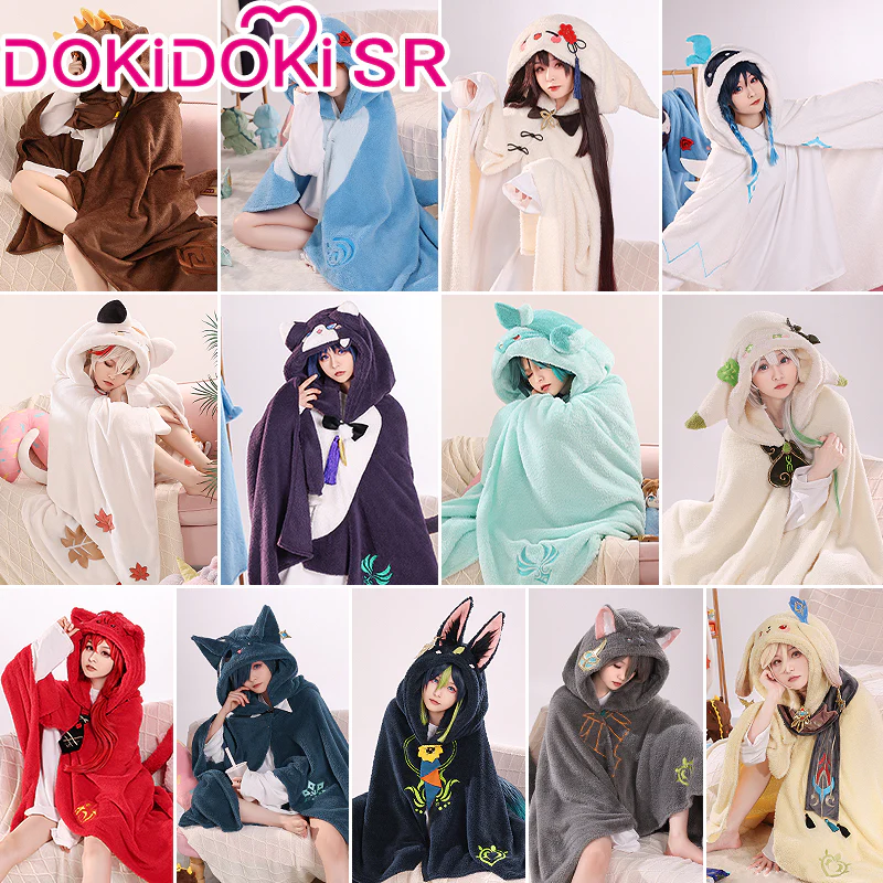 【US LOCAL SHIPPING】DokiDoki-SR Game Genshin Impact Cosplay Venti Blanket - Image 2