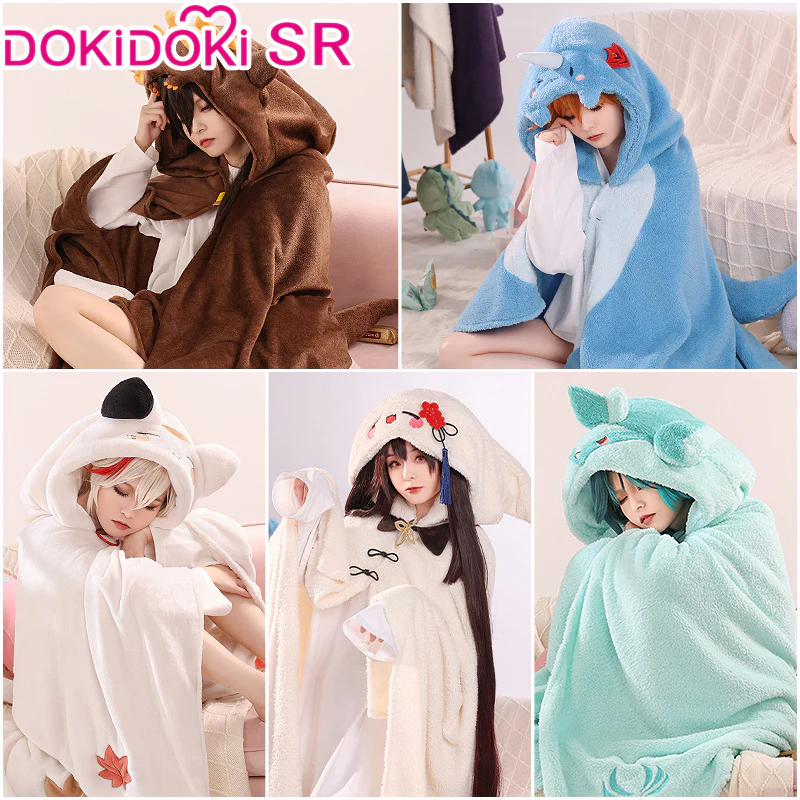 【US LOCAL SHIPPING】DokiDoki-SR Game Genshin Impact Cosplay Venti Blanket - Image 3