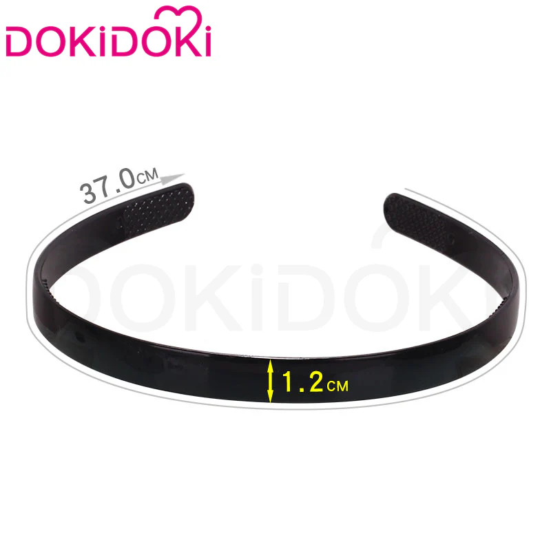 【Ready For Ship】DokiDoki Anime Cosplay Devil Women Black Long Wig / Hiarband Halloween Accessory - Image 12
