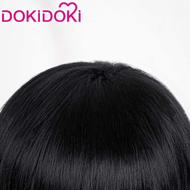 【Ready For Ship】DokiDoki Anime  Cosplay Wig Black Short Hair - Image 3